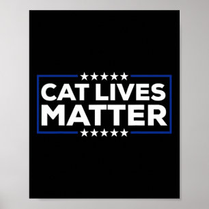 Póster Donald Trump gatos