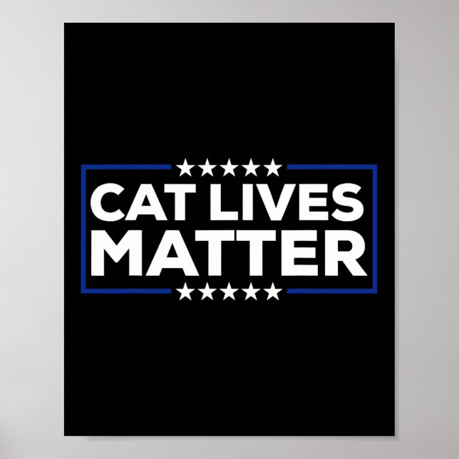 Póster Donald Trump gatos (Frente)