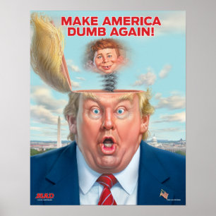 Póster Donald Trump "hace América otra vez" el poster