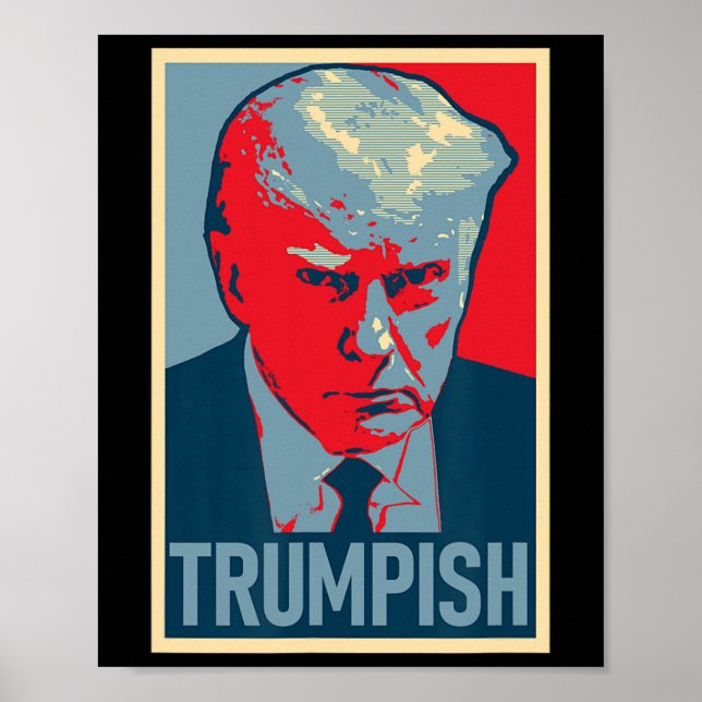 Póster Donald Trump Mug Shot (Frente)