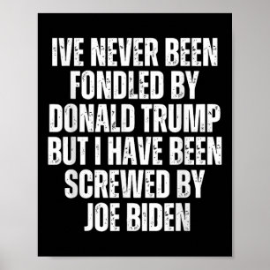 Póster Donald Trump Nunca Ha Sido Enfrentado Por
