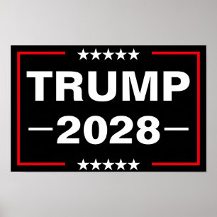 Póster Donald Trump, presidente de 2028
