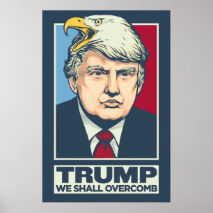 Póster Donald Trump venceremos