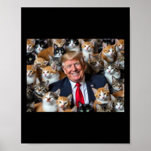 Póster Donald Trump vuelve a hacer que los gatos estén se