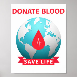 Póster Donar sangre