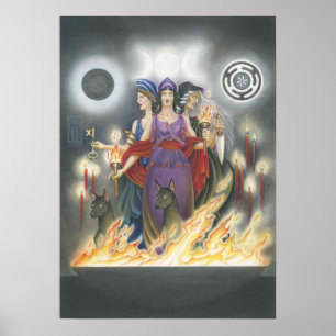 Póster Doncella, Madre, Anciana