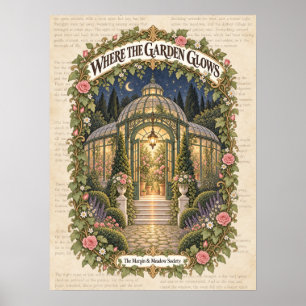 Póster Donde brilla el jardín