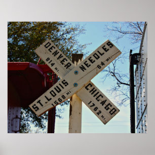 Póster Donde conducen las vías