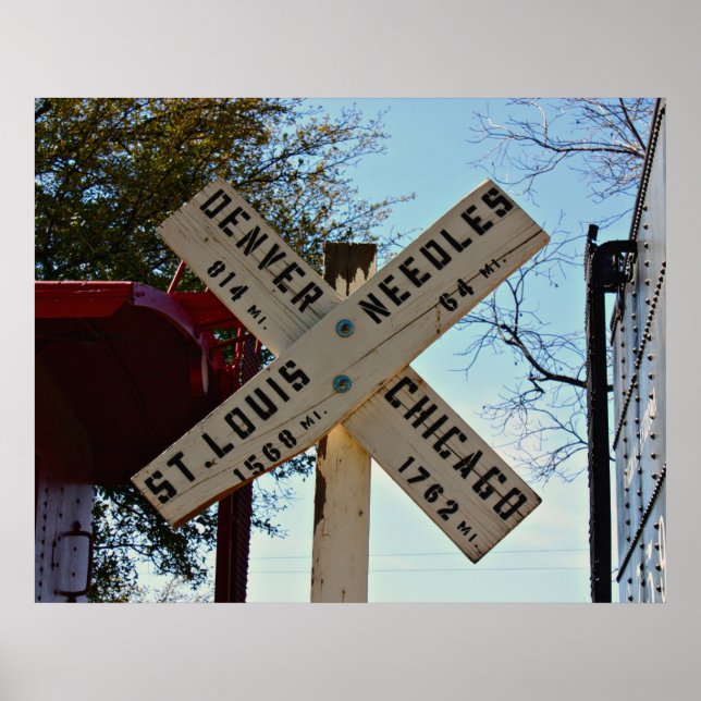 Póster Donde conducen las vías (Frente)