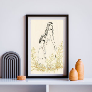 Póster Donde el Amor Crece Silenciosamente