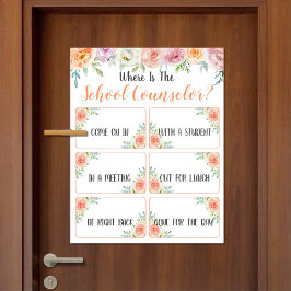 Póster ¿Dónde está el Rótulo de la Puerta de la Oficina d