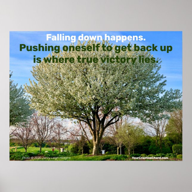 Póster Donde Está La Verdadera Victoria. (Frente)