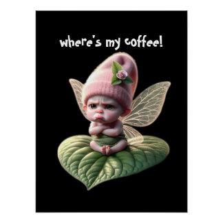 Póster ¡Dónde está mi café!
