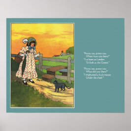 Póster ¿Dónde has estado? Madre Rhyme de oca