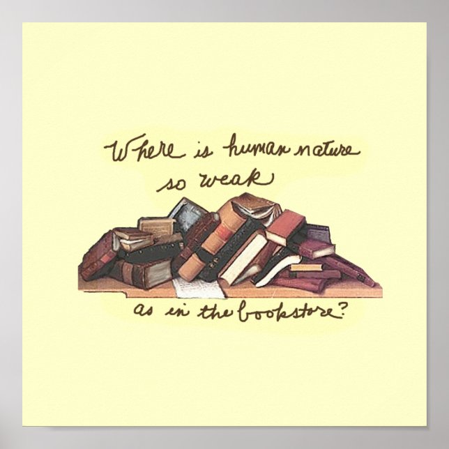 Póster Donde la naturaleza humana es tan débil (Frente)