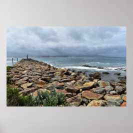 Póster Donde las rocas se encuentran con el mar - Punto d