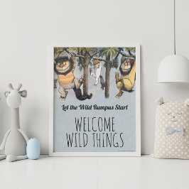 Póster Donde los monstruos salvajes están - Bienvenida de
