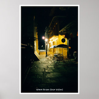 Póster Donde los piratas alguna vez caminaban