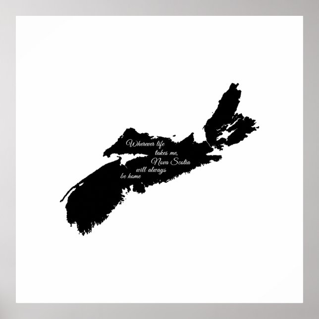 Póster Donde sea que sea la vida - Nueva Escocia siempre  (Frente)