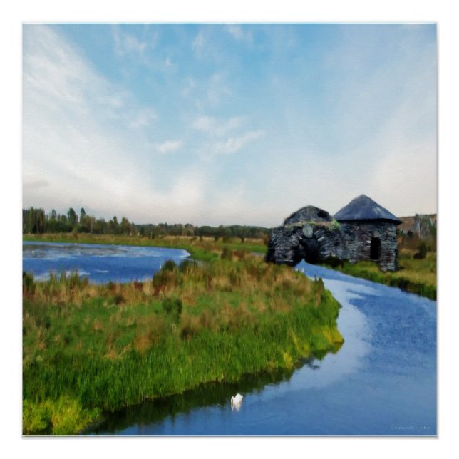 Póster Donde termina el río (Anverso)