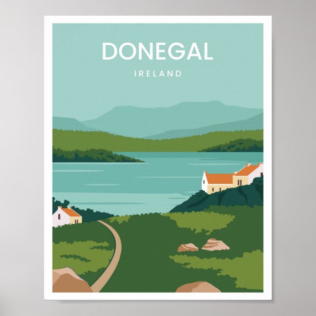 Póster Donegal Irlanda (Frente)