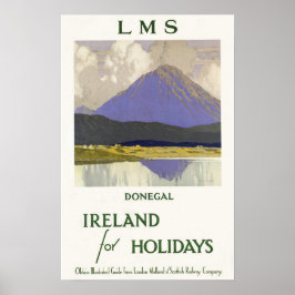 Póster Donegal, Irlanda Para Vacaciones