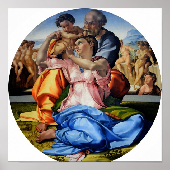 Póster Doni Tondo por Michelangelo - Poster (Frente)