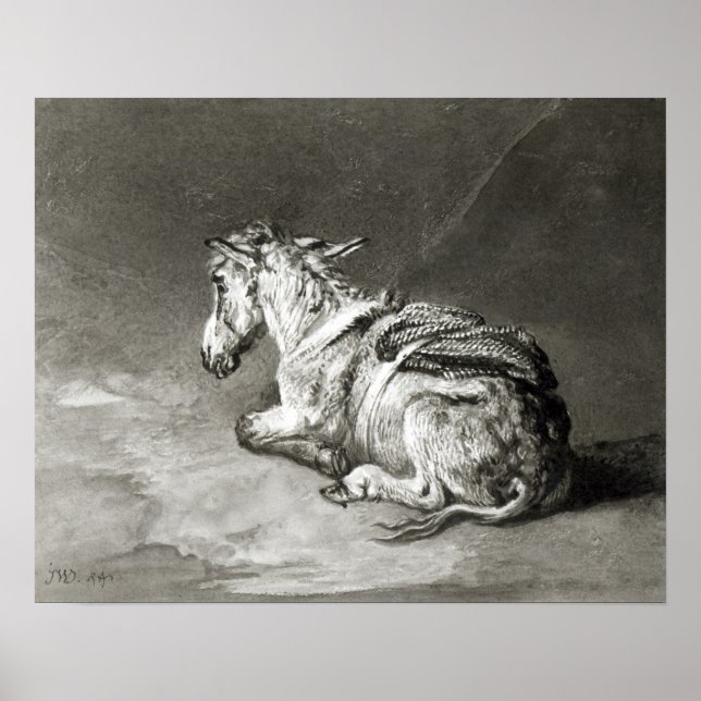 Póster Donkey at Rest (Frente)