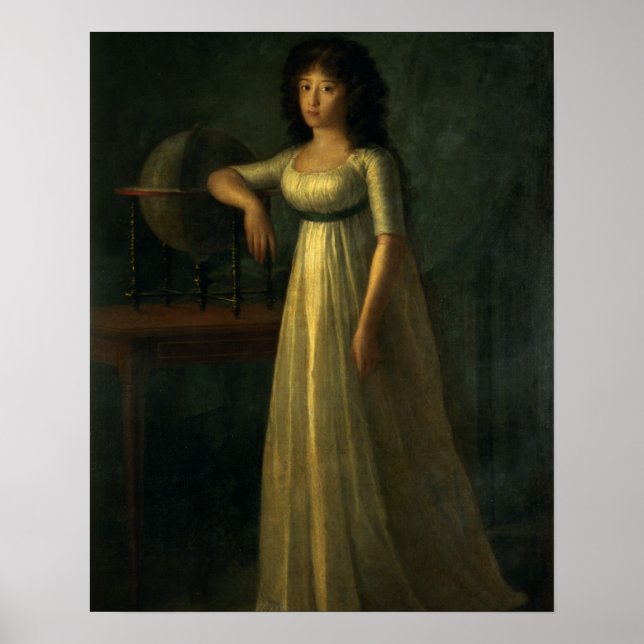 Póster Donna Joaquina Tellez-Giron, daughter of the Duke (Frente)