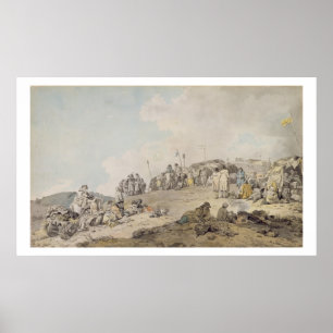 Póster Donnybrook Fair, 1782 (pen, ink and w/c on paper)