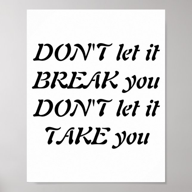 Póster Dont  (Frente)