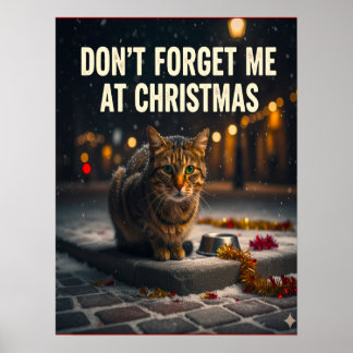 Póster Dont forget the cats at Christmas picture art