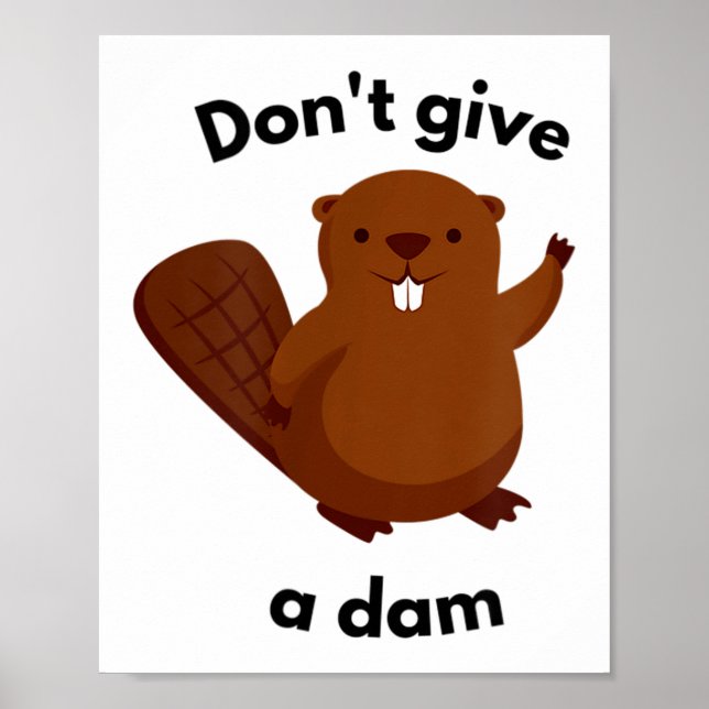 Póster Don't Give A Dam  (Frente)
