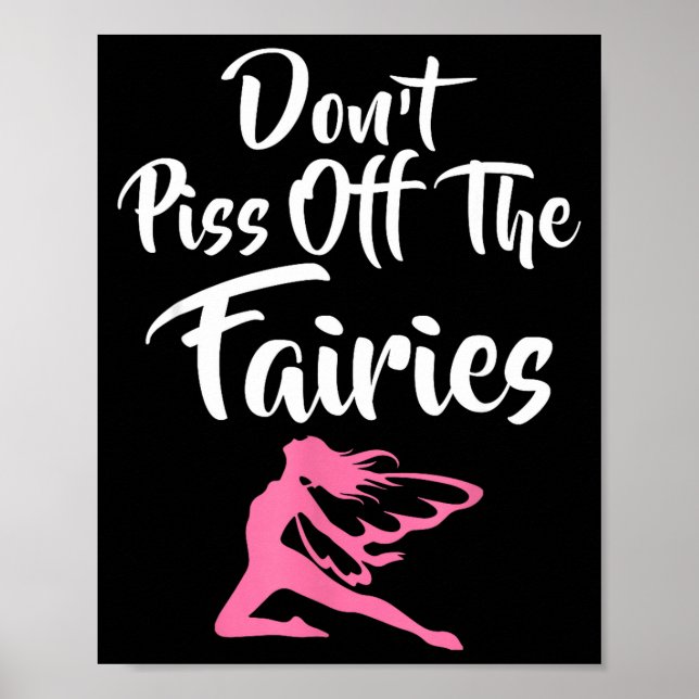 Póster Don't Off The Fairies Fairytale Fantasy Fairy  (Frente)