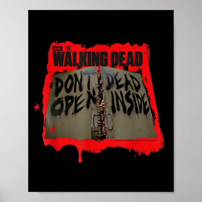 Póster Don't Open Dead Inside  (Frente)