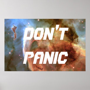 PÓSTER DON'T PANIC