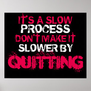 Póster Don't Quit Motivational Poster