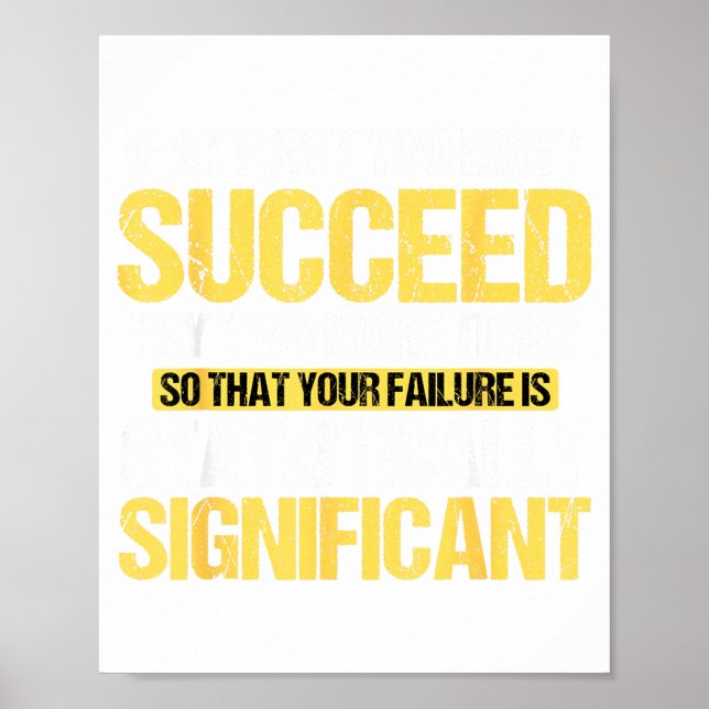 Póster Don't Succeed Statistically Significant Science Pu (Frente)