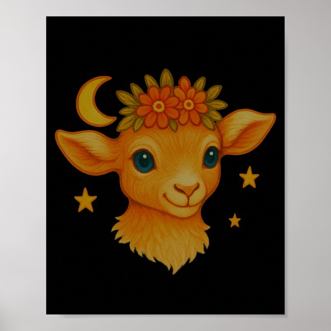 Póster Dont Worry Baa Happy Baby And Childrens Infant  (Frente)