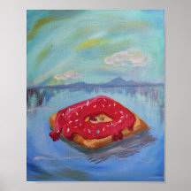Donut flotante