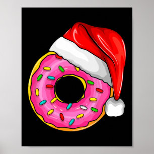 Póster Donut Navidades Xmas Mujeres De Oro Niños Hombres