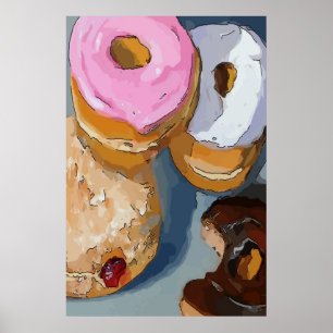 Póster Donuts agregar texto