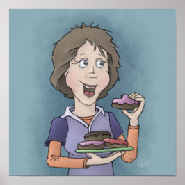 Póster Donuts con poster de rociadores