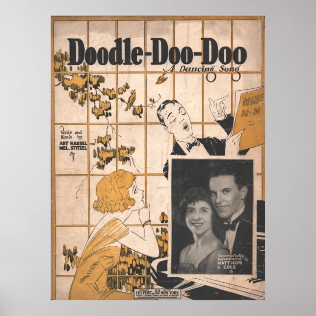 Póster Doodle-Doo-Doo de 1924 (Frente)
