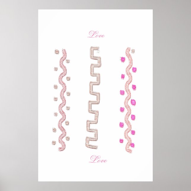 Póster Doodles de amor (Frente)