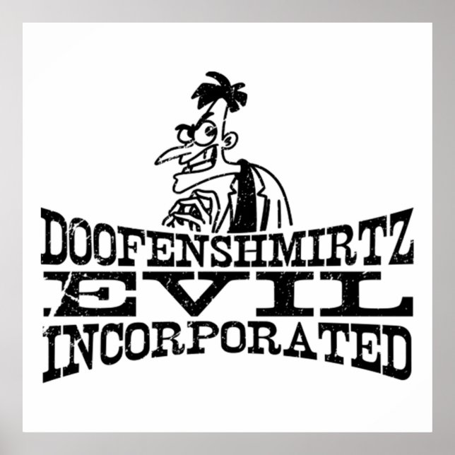 Póster Doofenshmirtz (Frente)