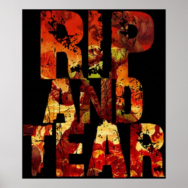 Póster Doom - Rip Y Lágrima (Frente)