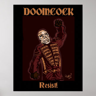 Póster Doomcock Resist Poster