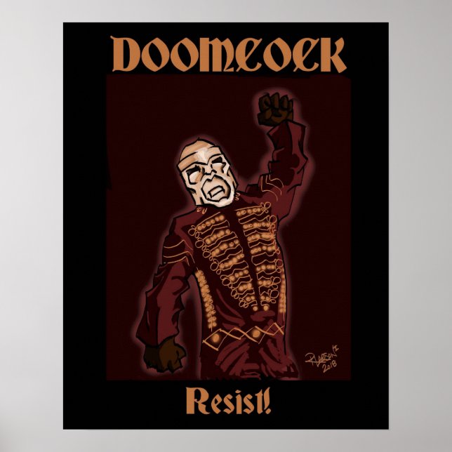 Póster Doomcock Resist Poster (Frente)