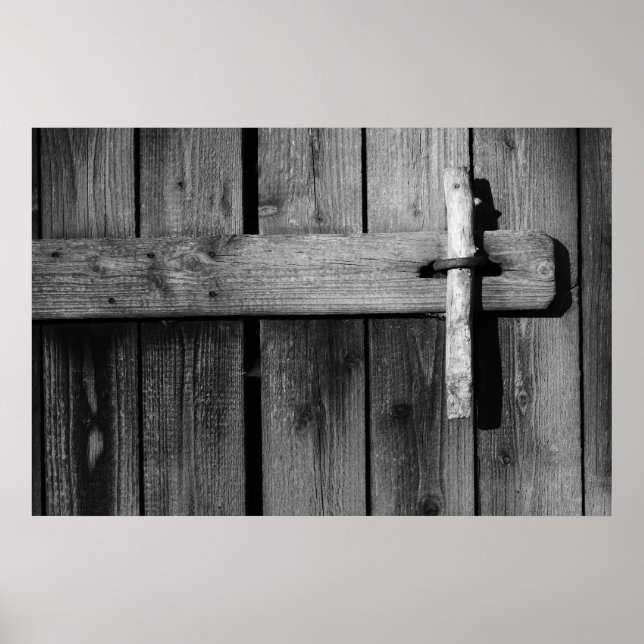 Póster Door of old barn 3 (Frente)
